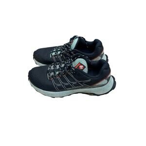 Merrell Moab Flight Trail Running Shoes Blue Womens 8 Vibram Hiking Outdoors